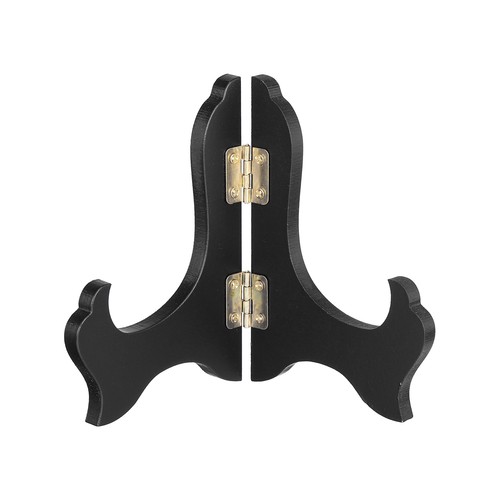 Black easel plate holder - black,