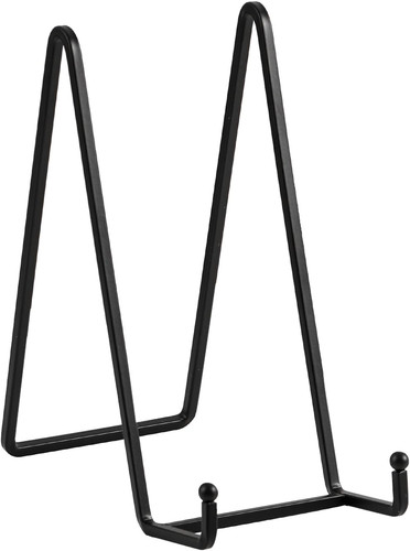 Plate holder easel display - plate,