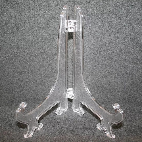 Clear plastic display plate - clear,