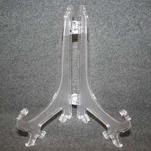 Clear plastic display plate - clear,