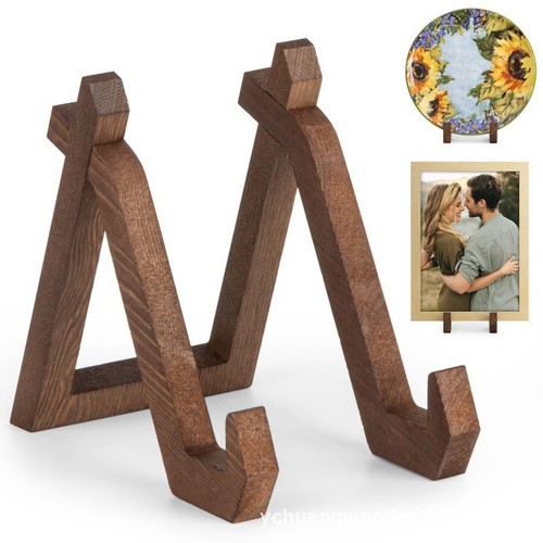 Wooden plate display - wooden,