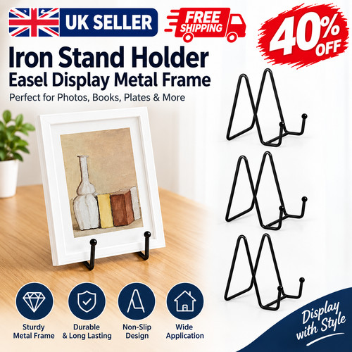 Iron stand holder easel - iron,