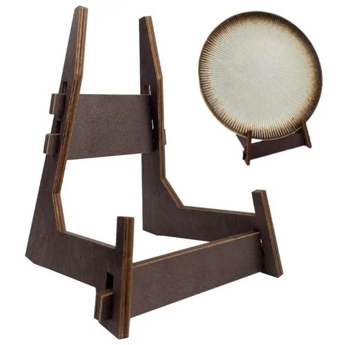 Wood art display stand - art,
