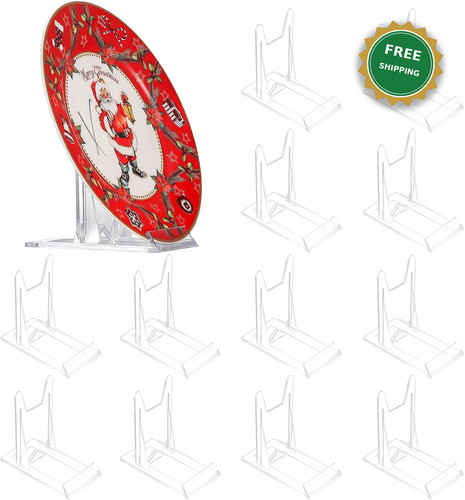 Pcs acrylic plate stands - 8,